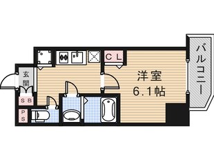 プレサンス上町台クレストの物件間取画像